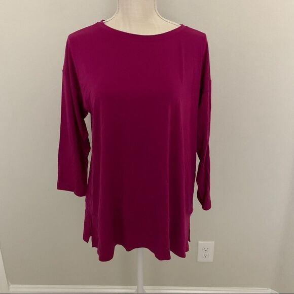 NWT Eileen Fischer Pink Top - Picture 1 of 8